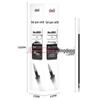 deli 0.5mm Black Gel Pen Refills