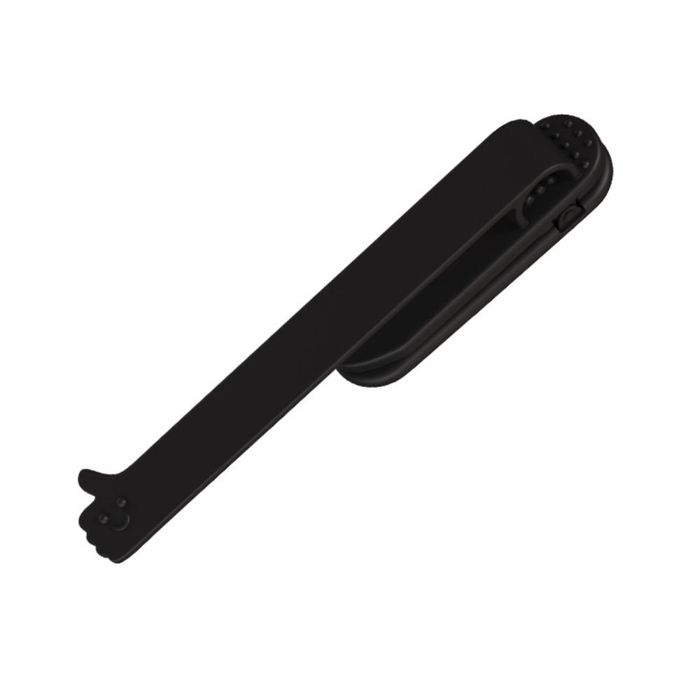 Portable Smart Bookmark Soft with Pen Slot Silicone Bookmark Automatically Follows Page Flipping Notebook Page Divider