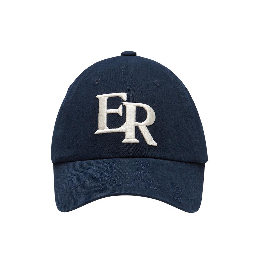 EEERRR Visor Stitch Point Ball Cap Navy