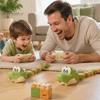 Two Player Battle Snake Toy 1/2 Sets RC Electric Magnetic Toy, Remote Control Eating Itself with Magnet for Kids, Hands-Eye Coordination 2 Players