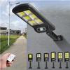 1500mah COB Solar Garden Lights New Motion Sensor Garage Lighting Wall Lamp Remote Control Security Street Stair Light Outdoor