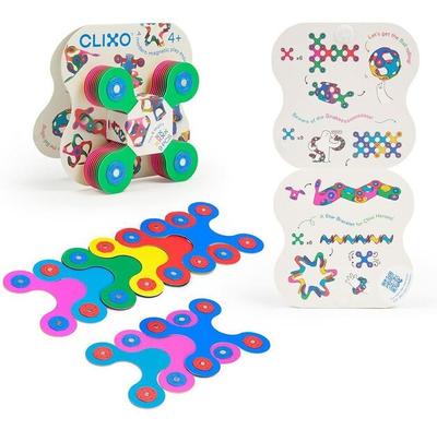 Clixo Magnetic Constructor, Colorful Cubes, 9 Pieces