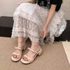 Cool New Style Thick-soled Chunky Heel Platform Women's Shoes