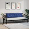 Back Cushion Police Blue 180 x 50 cm Cord Fabric