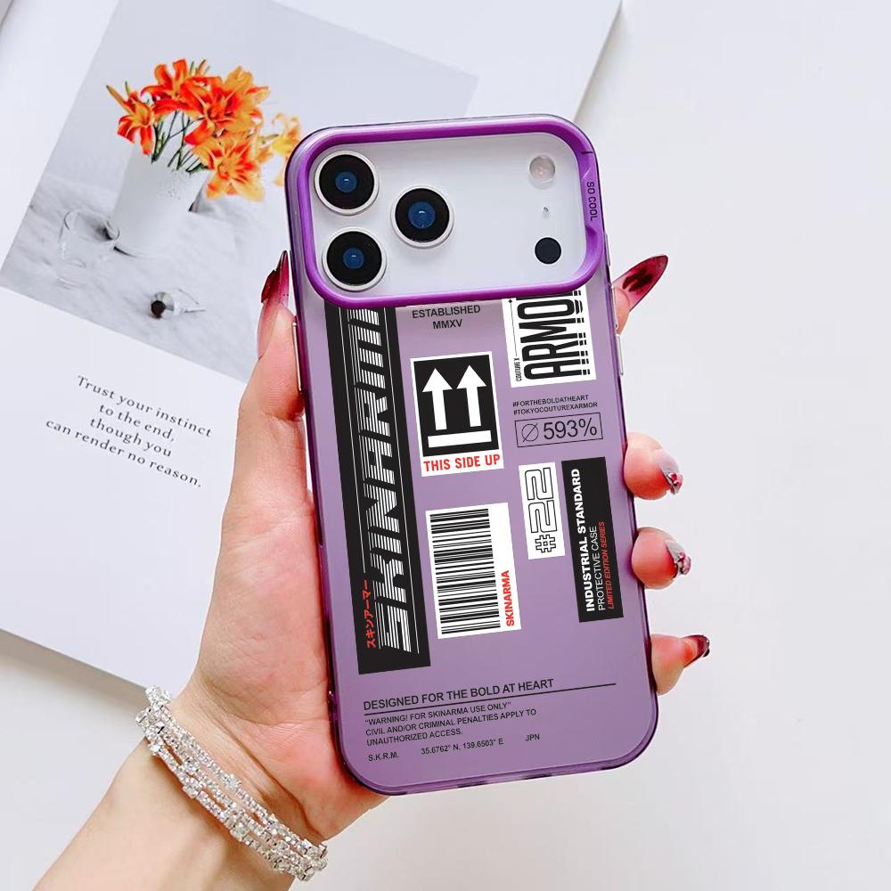 Fashion Street S-Skinarma Phone Case For iPhone 17 16 15 14 13 12 11 Pro Max Air Matte Laser Aurora Shockproof Funda