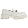 Horsebit Top Grain Cow Leather Loafers Women's White 761987 DS800 9050