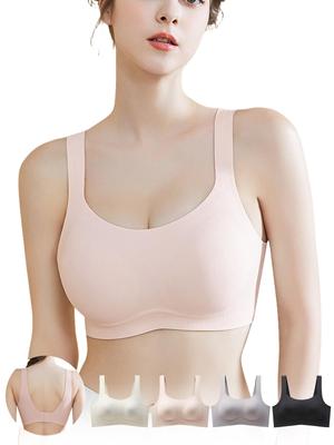 Bezšvová podprsenka, ktorá zväčší vaše prsia v noci cez deň podprsenka mäkká vysoká bočná krásna Podprsenka, ktorá zväčší vaše prsia koriguje ochabnutie žiadna krásna