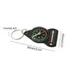 2 in Compassing Thermometer for Travel Exploration Accurate Directional Guidance
