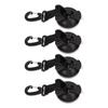 4Pcs Heavy Duty Suction Cups Anchor High Strength Portable Strong Suction Cups with Hooks for
