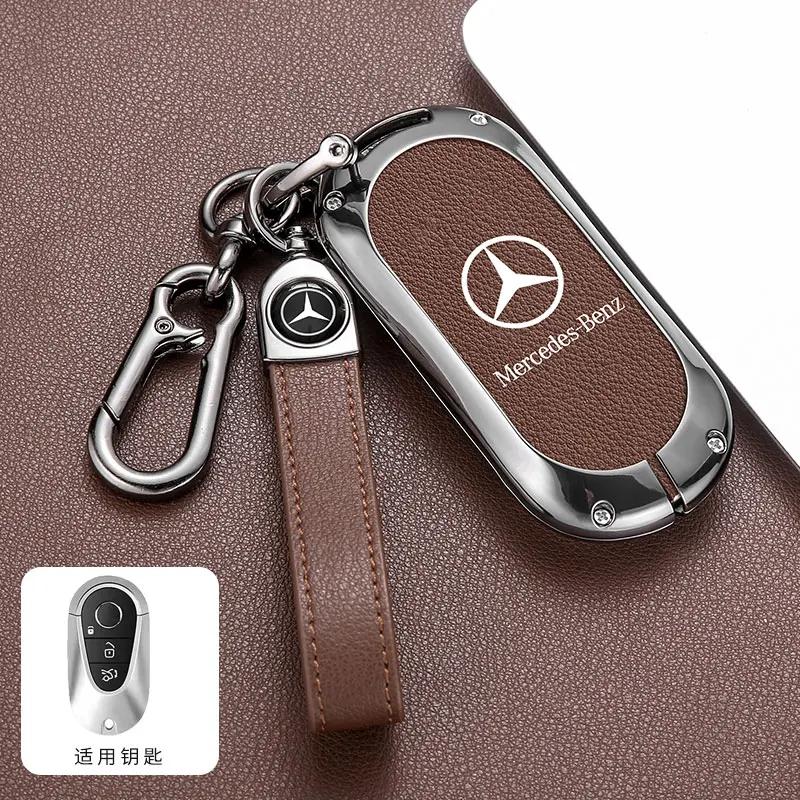 SUG2   Car Key Case Cover Shell For Mercedes Benz C E S Class GLC W206 W223 W214 E300 C260 C300 S450 S500 S400 Fob Accessories