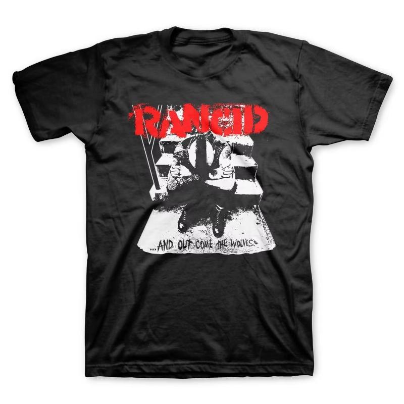

Summer Unisexs and Womens Loose and Breathable Tshirt TopRancid And Out Come The Wolves TShirt S