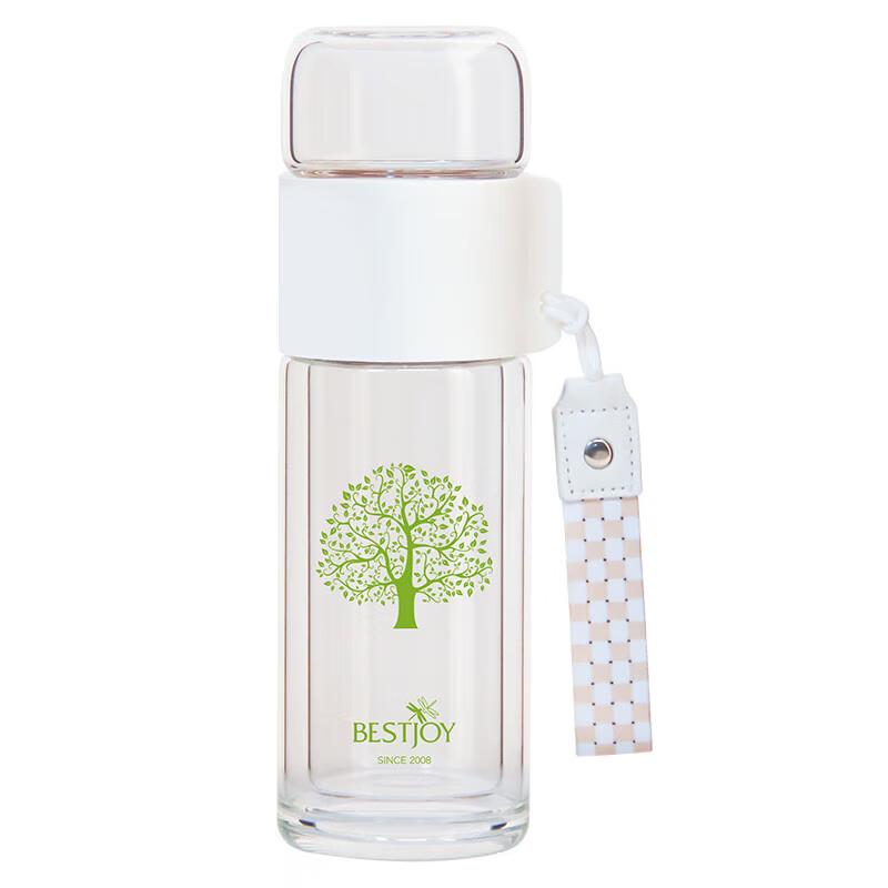 Fuguang Shi Xi Qing Feng Double-Layer Glass Tea Infuser Cup