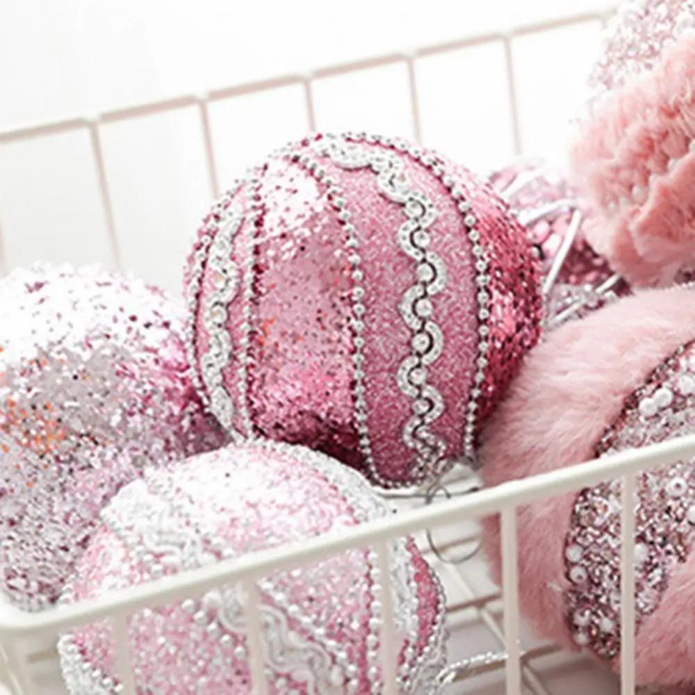 Glitter Christmas Tree Hanging Ornament Sequined Xmas Tree Pendant Living Room