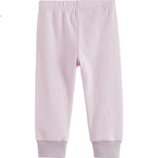 MARC&JANIE Girls' Color-Block Elastic Leggings, Children's Pants, Baby Spring Outfit 2025, 250302