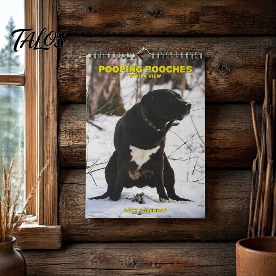 Durable Coil Calendar 2027 Wall Calendar, Decorative Monthly Planner with Metal Twin-Wire Binding for Easy Page Turning And Time Management, Desk Home