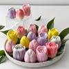 DIY Flowers Tulip Silicone Mold Handmade Scented Candle Plaster Resin Molds Homemade Cookies Chocolate Candy Baking Tool