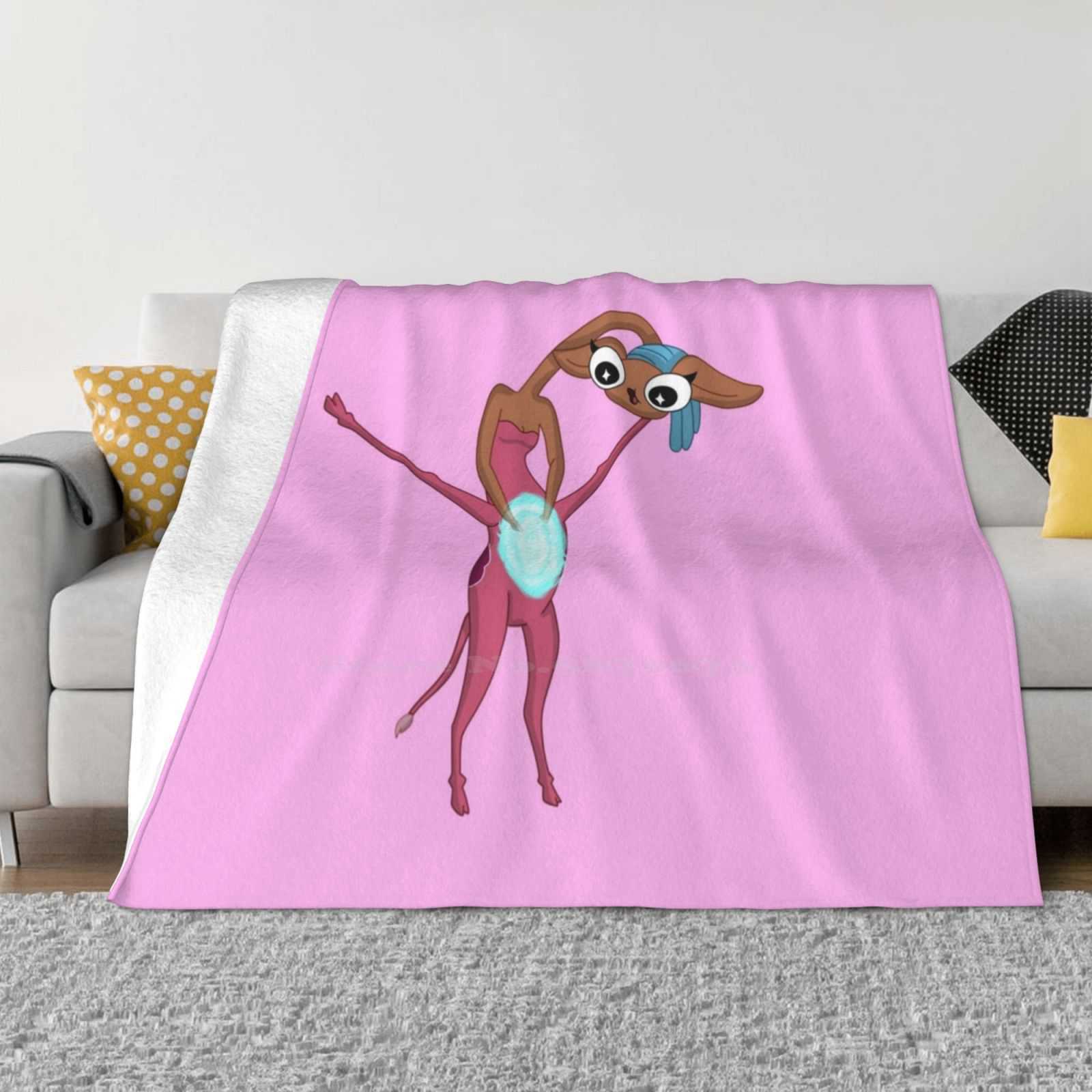 Glendale-Shiny Boy! Soft Warm Light Thin Blanket Glendale Centaurworld Horse Centaur World Pink Nowhere King 30x40in