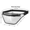Clear PVC Waist Bag - Unisex Travel, Makeup, Sports & Mountaineering Accessory