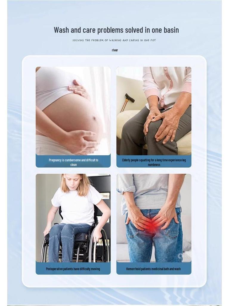 Freihändiges Kniebeugenfreies Bidet: Sanfte Reinigung ohne Schwindel oder Beinschmerzen.