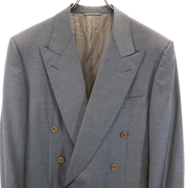 Lanvin Made In Italy Wool Tailored Jacket 46 Gray Men's Used
