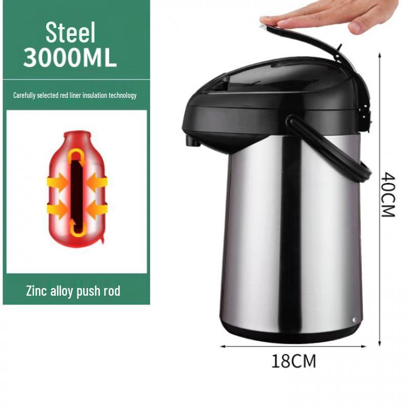 Le Lion Large Capacity Press-Type Vacuum Insulated Thermos Flask Kettle