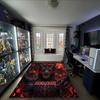 1PC Custom Name "Dragon's Fiery Majesty" Theme Floor Mat Ideal for Living Room, Game Rooms, Office, Bedroom,Floor Mat Playful Design