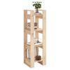 Vidaxl Bookshelf/Room Divider, 41X35X125 Cm, Solid Pine Wood