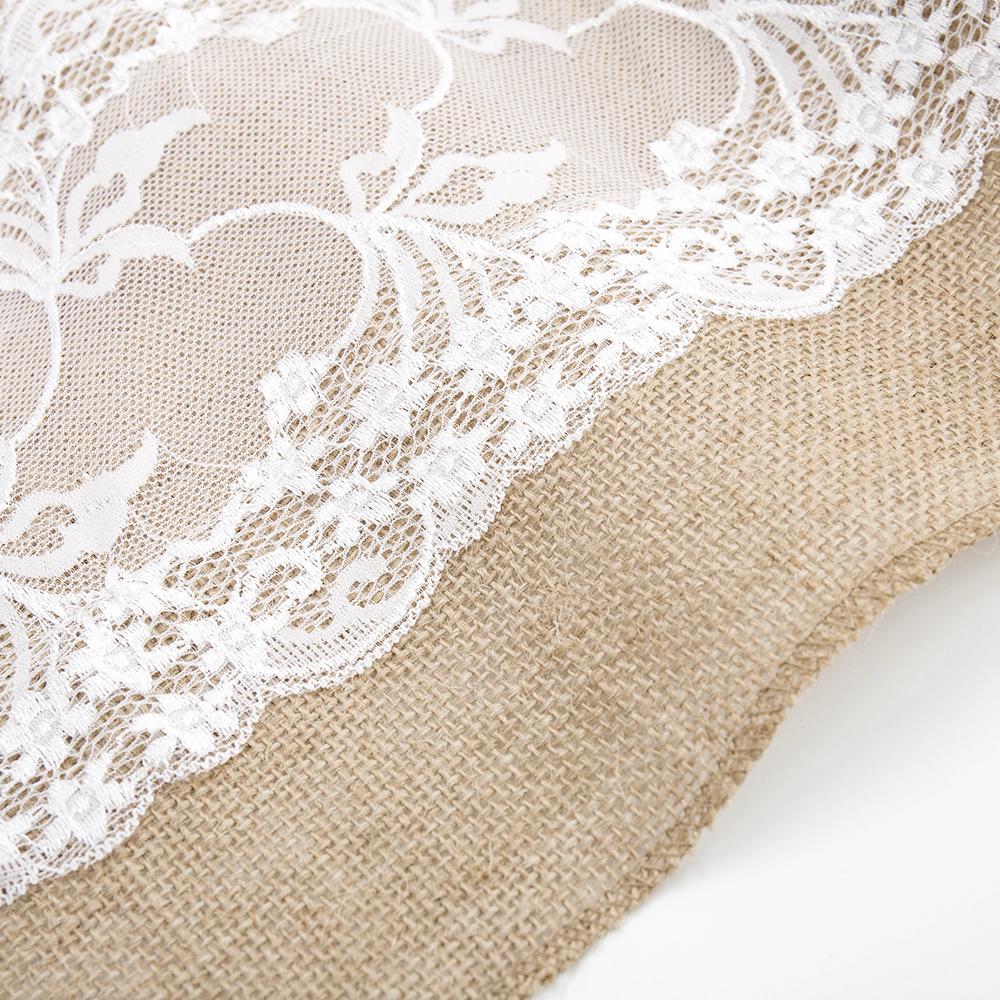 Lace Table Runner Elegant Jute Burlap Table Runner Home Decor Table Runner 1 Wedding Party Tablecloth For Rustic-chic Event Home