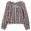Women Blouses Shirts 2025 Spring Long Sleeve Women Blouse Shirt Square Collar Black Chiffon Blouse Shirt Women Tops J588