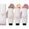 Contour Stick, Highlighter Makeup Stick, Blush Stick, Bronzer Stick, Contour Highlighter Blush Stick Kit with Brush for Flawless Look, Waterproof Long