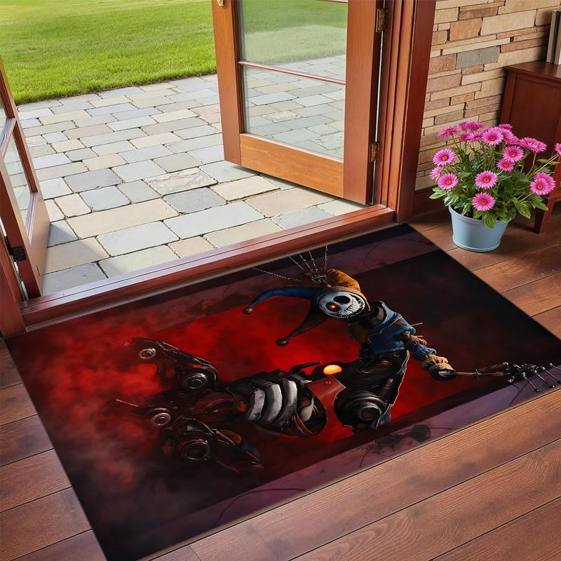 Poppy Playtime Print Kristal Fluweel Pluche Vloerkleed Anti?Slipkleding?Duurzaam Vloerkleed Voor Binnen Huishoudelijke Woondecoratie
