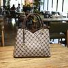 New Trendy Fashion Printed Handbag Simple Shoulder Bag Retro Women's Bag Popular Diamond Tote Bag
