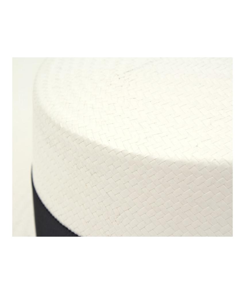 Yunibeosyeolkemiseuteuli White Flat Long Panama Hat Bk Panama Hat