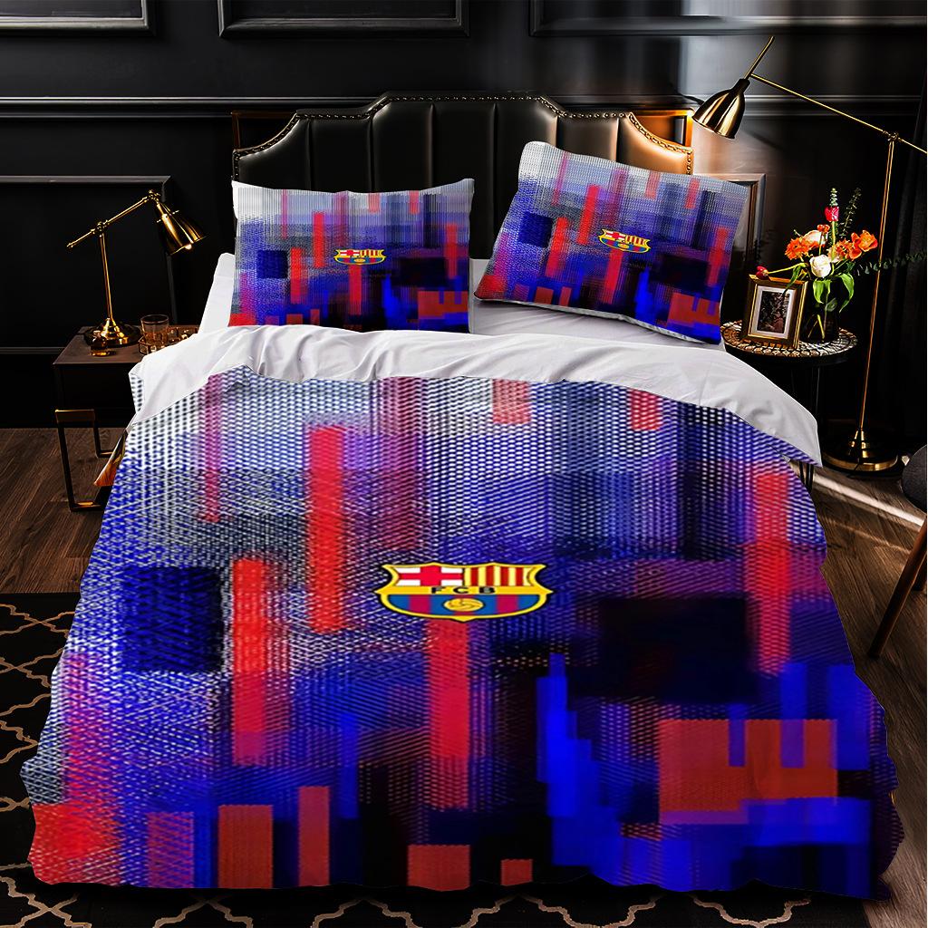 Football Team World Cup Bedding Three-piece Set - 3d Digital Print Home Textiles 135*200cm