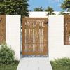 Garden Gate 85x125 Cm Corten Steel Bamboo Design