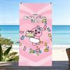 Character O-Opanchu Usagi Towel Microfiber beach towel, quick-dry, sand-free, ultra-fine fiber, super soft.
