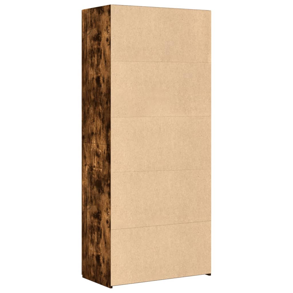 Highboard Smoked Oak 80x42.5x185 cm Wood Based Panel