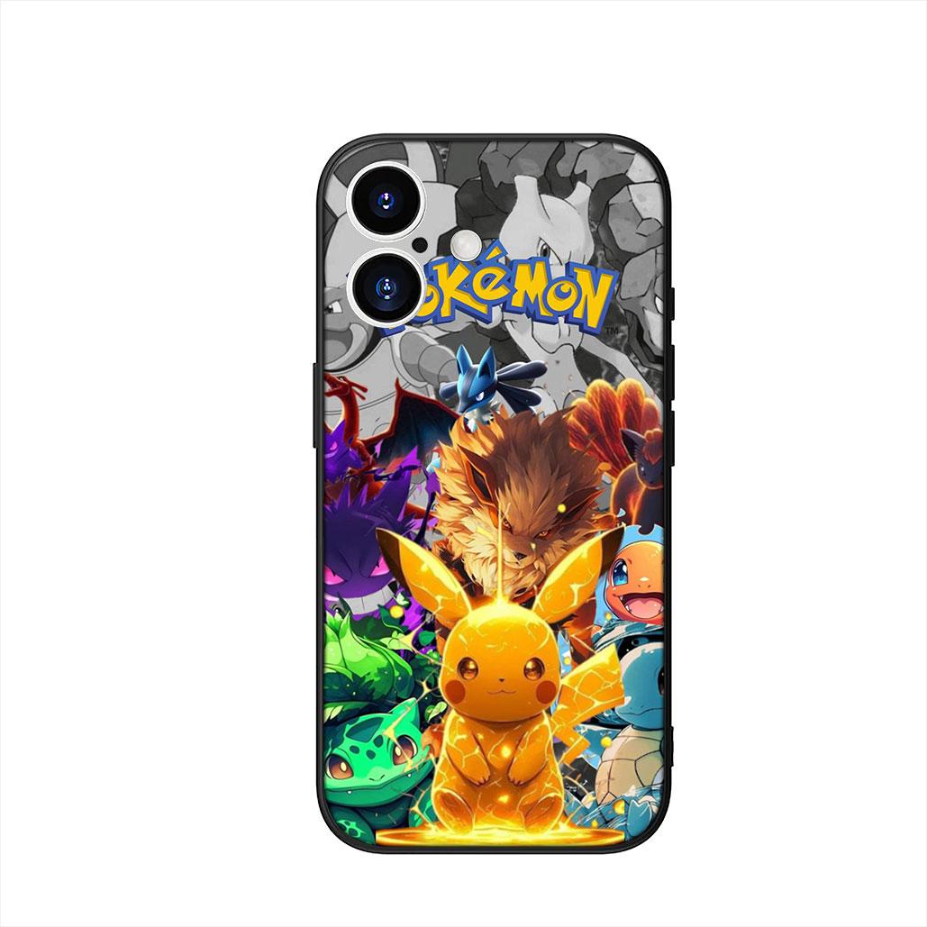 

Psyducks P-Pikachus Cute P-Pokemons Phone Cover Case for Apple iPhone 17 16 15 11 Pro XS Max XR 6 7 8 Plus + SE 2020 5 16E iPhone 15 Pro