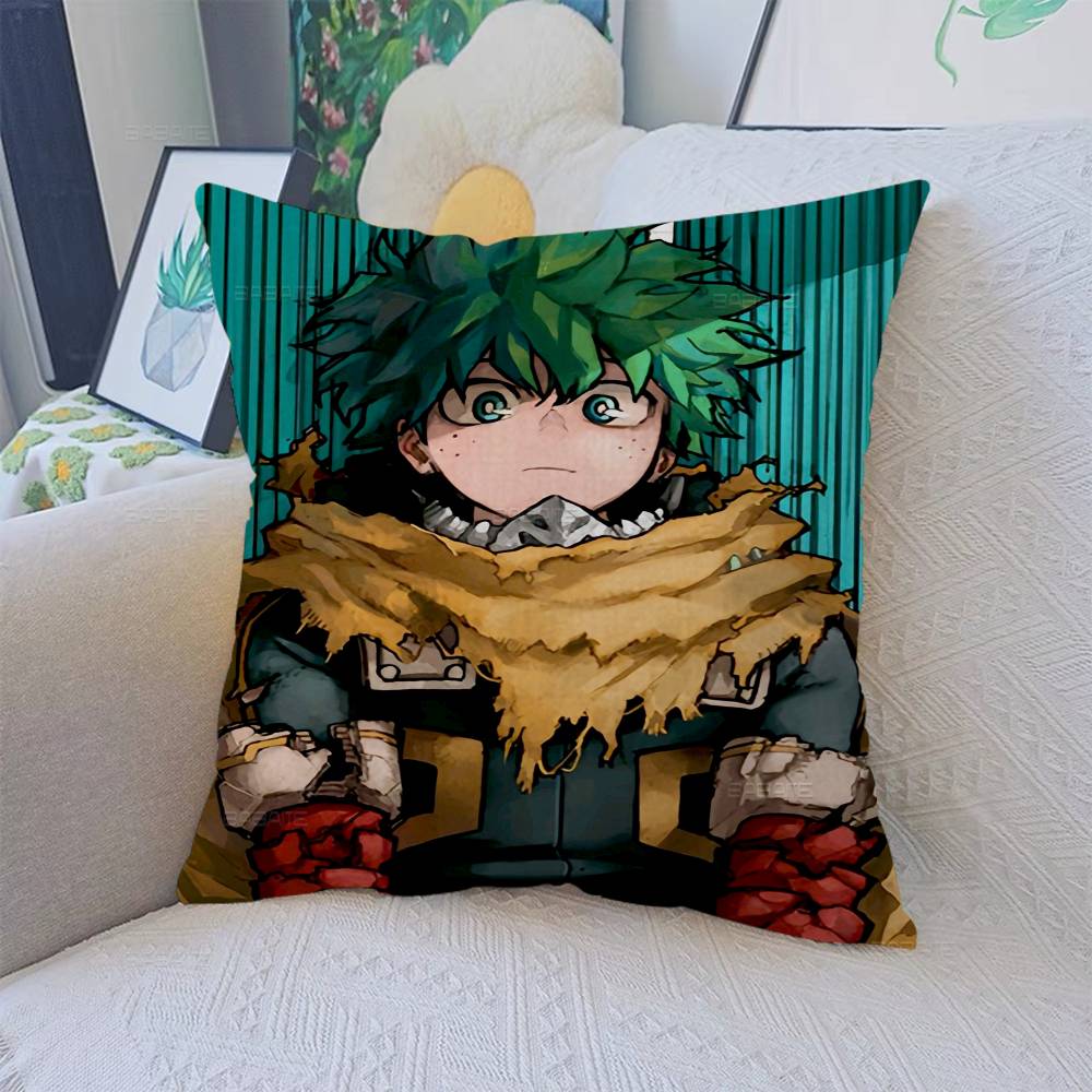 My Hero A-Academia Deku Cushion Cover Pillow Cover Decor Pillowcase Printed Cushion Case For Couch