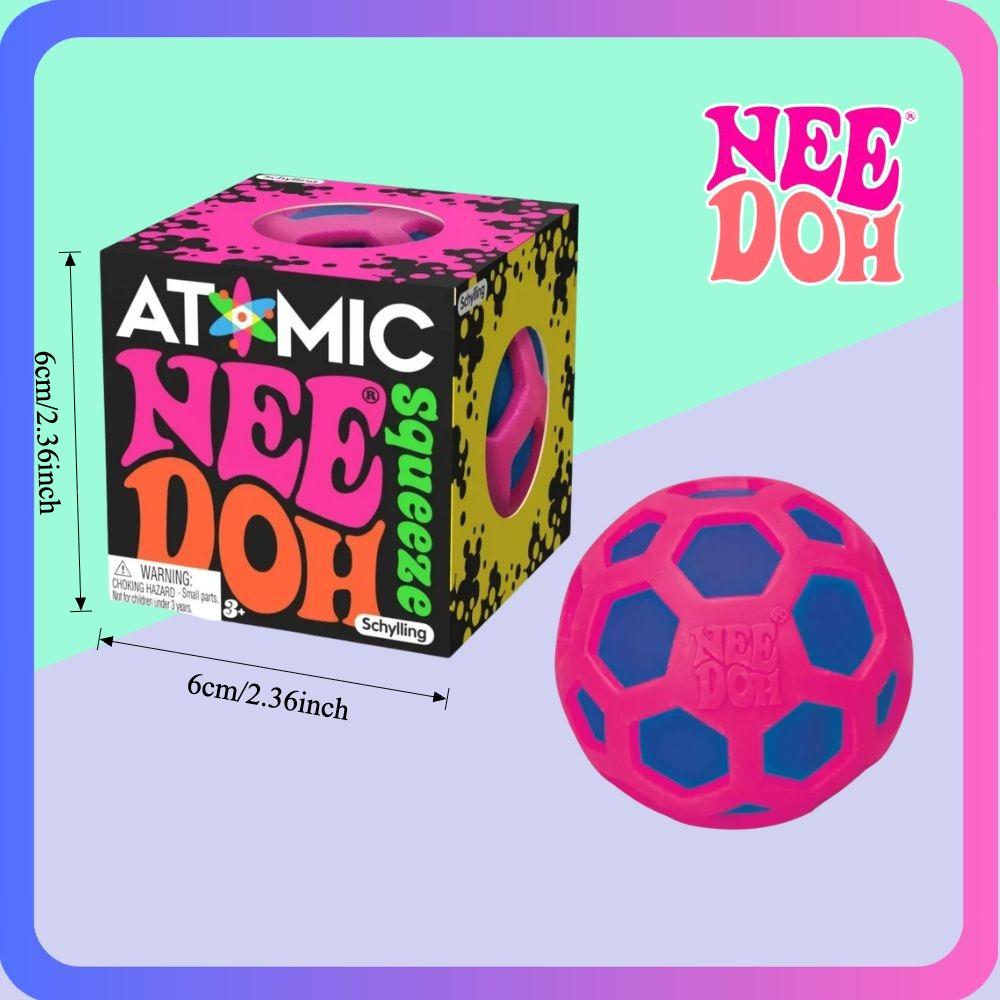 Schylling Needoh Atom-Stressabbauball Quetschspielzeug Blind Box Erwachsenenparty Geschenk Werkzeug Stressabbau Spielzeug Fidget Spielzeug rosa