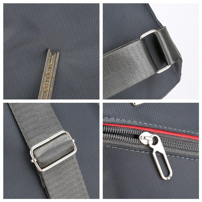 Waterproof Portable Outdoor Travel Fashion Men'S Small Chest Bag Sporty Large Capacity Lightweight Shoulder Bag Trend Leisure.