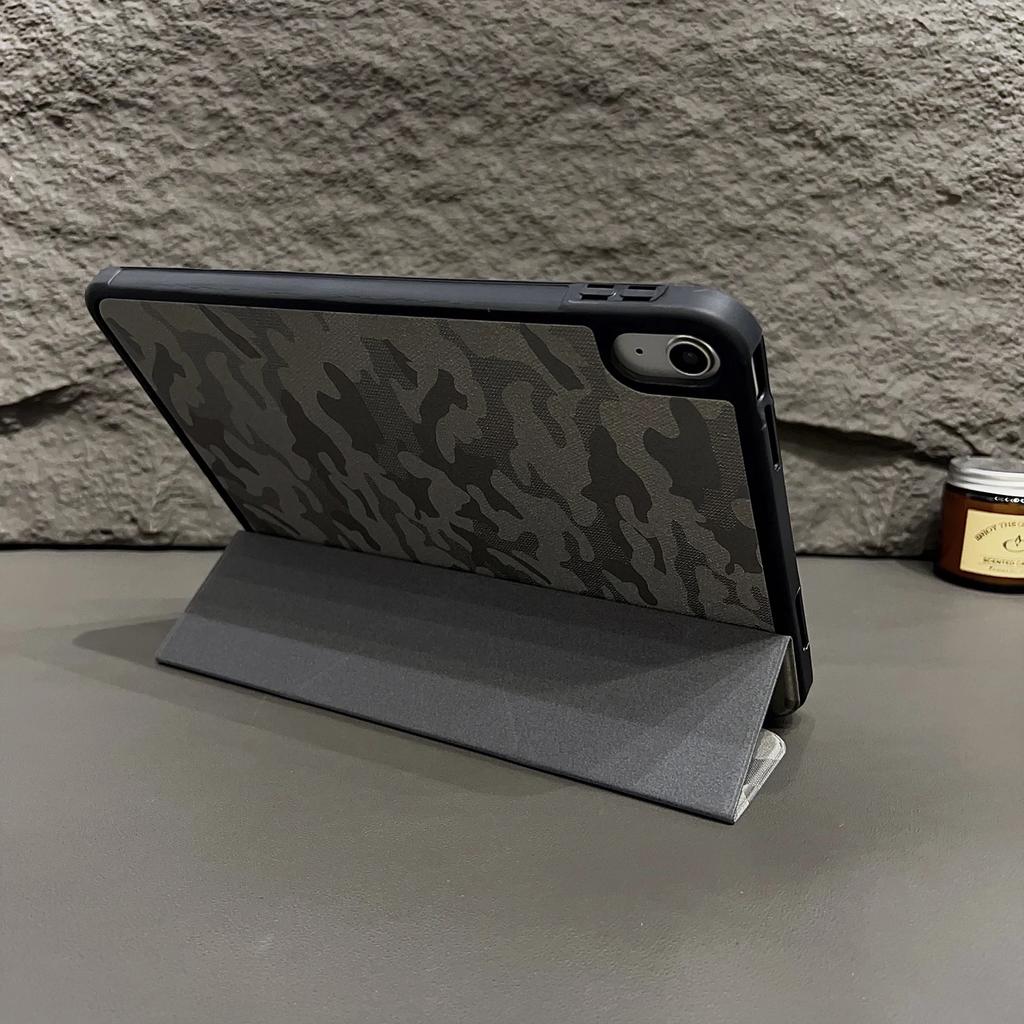Stand Tablet Case for IPad 6 7 8 9 10th 11th Generation 10.2 10.9 11 Inch Case Air Pro Mini 3 4 5  2025 A16 Camouflage Cover