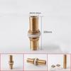 1/8" 1/4" 3/8" 1/2" 3/4" BSPP Male Full Thread Barrel Nipple Bulkhead Brass Connector Water Tank Fitting