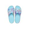 Crocs Classic Cloud Palm Tree Print Non-Slip Durable Sports Slippers Women Slippers Blue 208607-4NQ