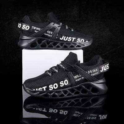 Große Größe 46 Klinge atmungsaktive Sport-Freizeitschuhe rutschfeste stoßdämpfende Laufschuhe Paar Mesh-Schuhe