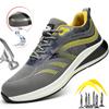 Lightweight Safety Shoes Men Steel Toe Sneaker Anti-stab Anti-smash Work Safety Boots Fashion Man Work Shoes Protective Footwear