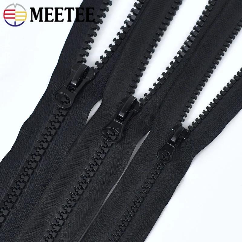 8# 60-500cm Harz Reißverschluss Doppel Schieber Reißverschlüsse Offenes Ende Langer Reißverschluss Zum Nähen Daunenjacke Zelt Bekleidung Reparaturset DIY Zubehör