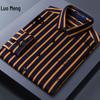 Men's Breathable Business Long Sleeve Plaid Shirt