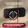 3 Digit Password Cabinet Locks No-Punch Combination Door Lock with Combination Latch for Closet Door Barn Door