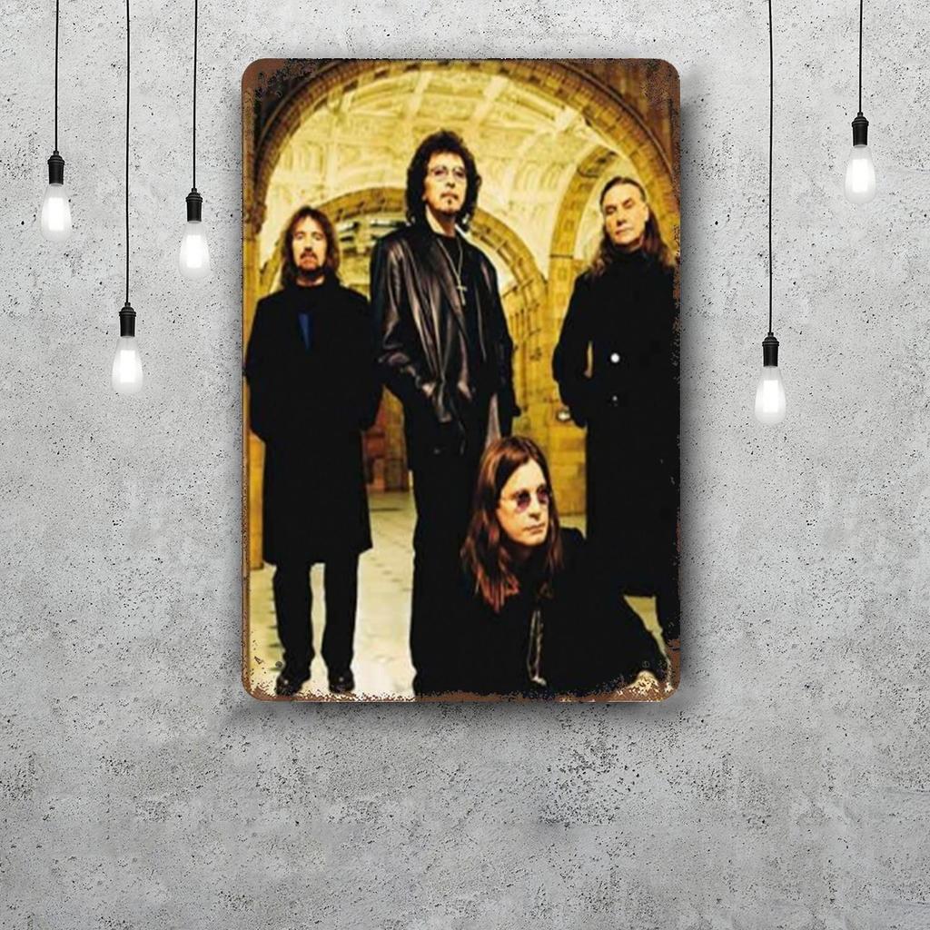 Ozzy osbourne Dekorationsposter Vintage Blechschild Metallschild Dekorative Plakette für Pub Bar Man Cave Club Wanddekoration